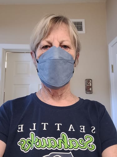 Customer photo review of KN95 Respirator Face Mask - Iris