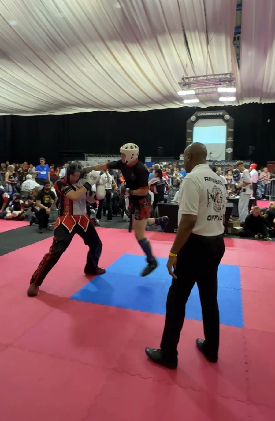Customer photo review of TOP TEN Avantgarde Head Guard