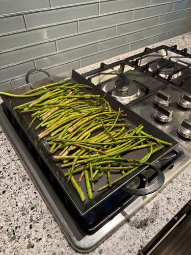Customer photo review of Carbon Steel Griddle