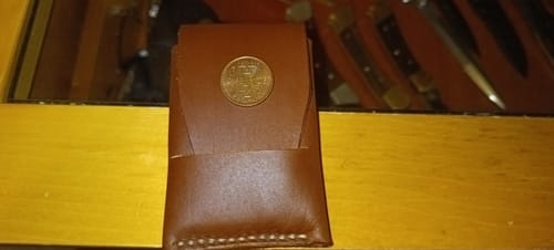 Customer photo review of Slimmad plånbok i äkta läder