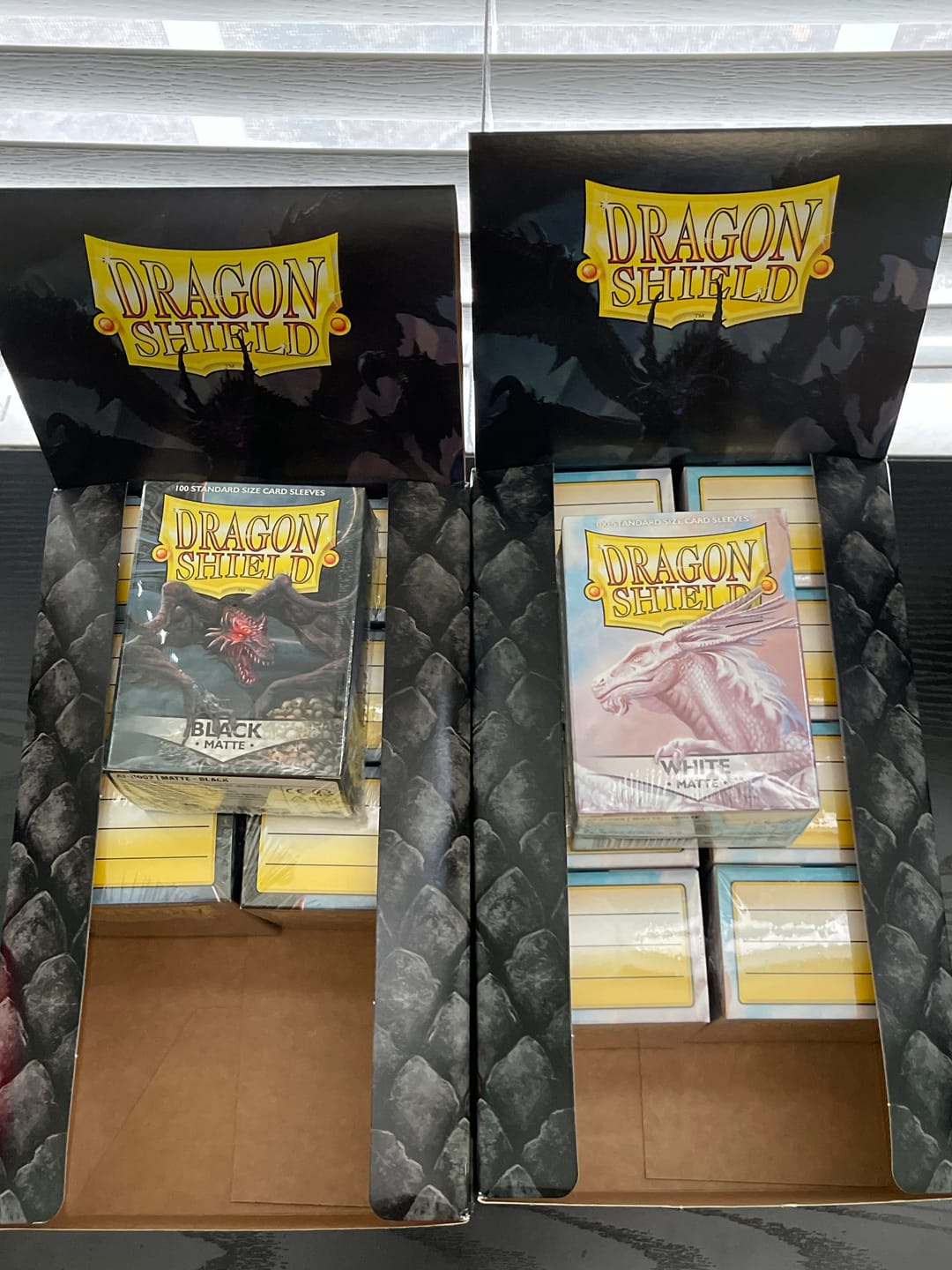 Customer photo review of Dragon Shield Display Case – Premium Card Storage & Protection