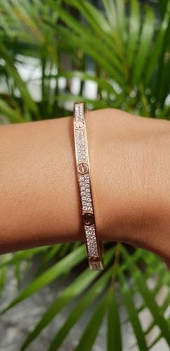 Customer photo review of LOVE BRACELET 3.65MM DIAMOND-PAVED