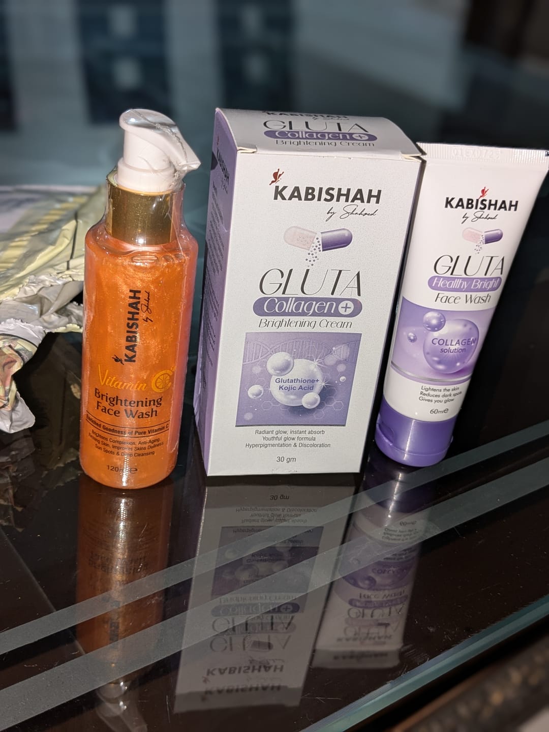 Customer photo review of Gluta Collagen Brightening Cream