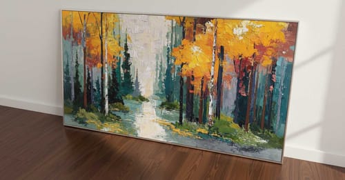 Customer review photo for Colorful Painting #CA292