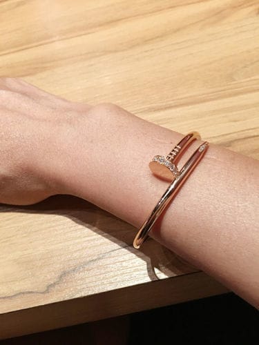 Customer photo review of JUSTE BRACELET 3.5MM ALL DIAMONDS