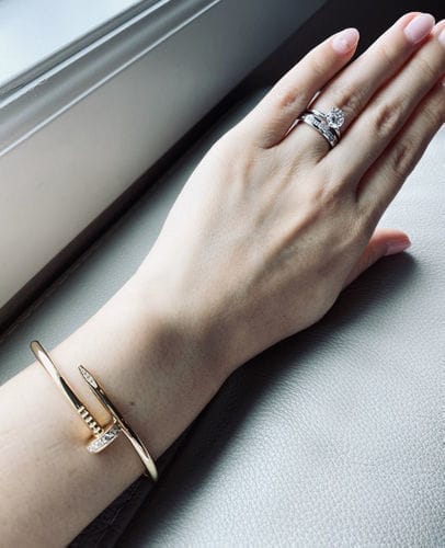 Customer photo review of JUSTE BRACELET 3.5MM ALL DIAMONDS