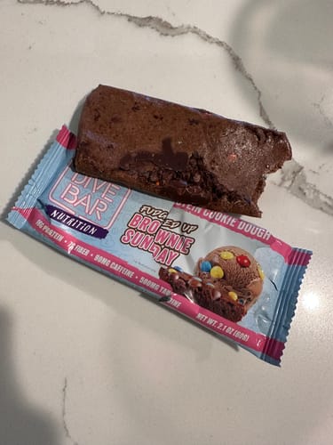Customer photo review of Fudged Up Brownie Sunday - 6 bars