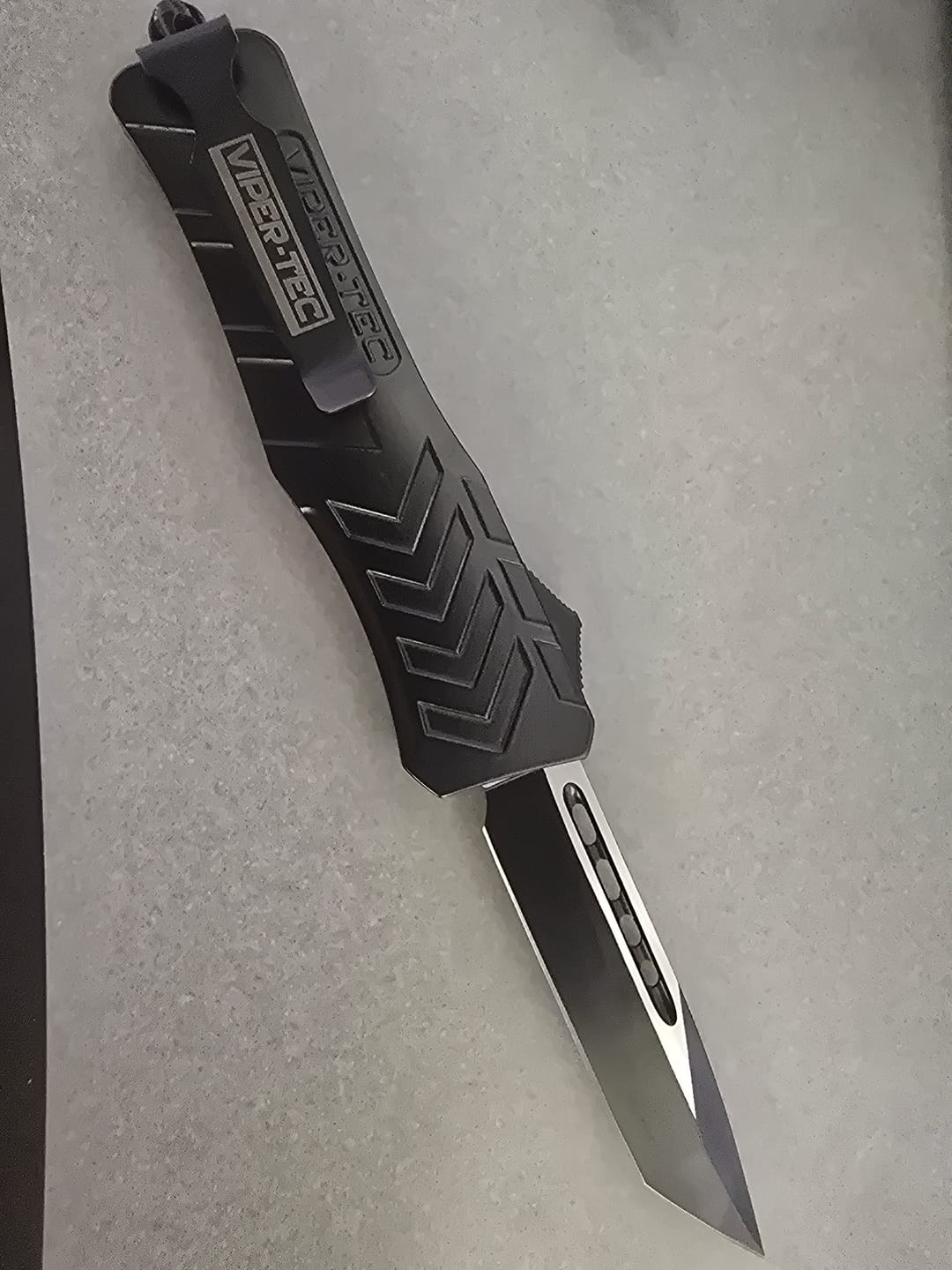 Customer photo review of 40% OFF VF-1 Black  D/A OTF (Multiple Blade Styles Available)