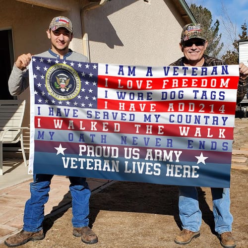 Customer photo review of Patriotic 250th Anniversary U.S. Flag (1776–2026)