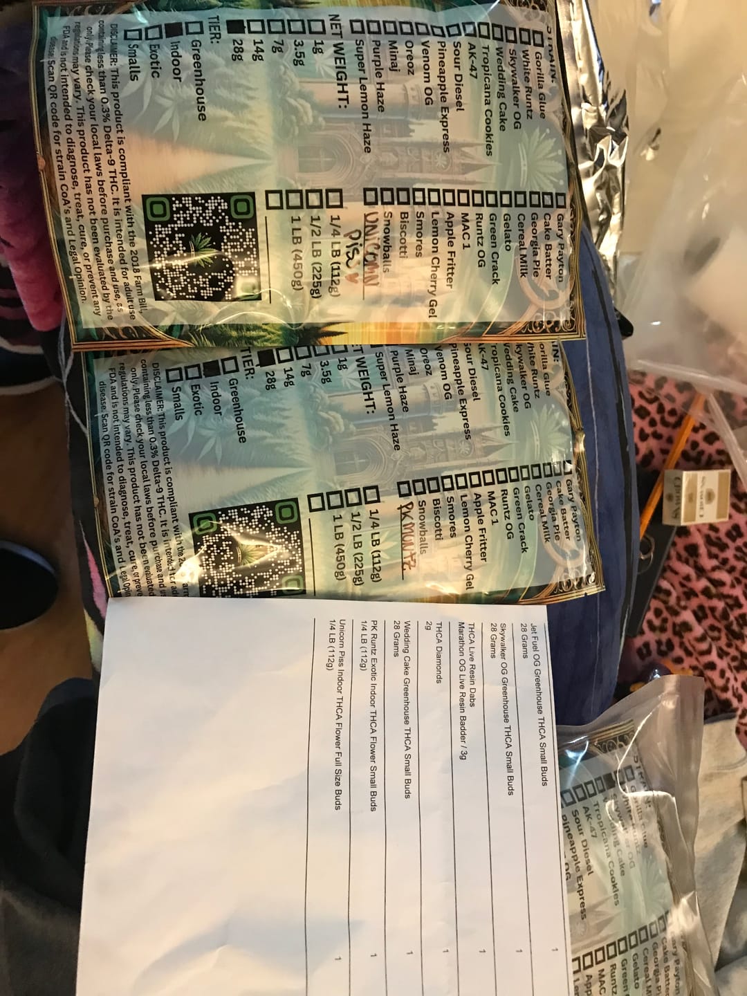Customer photo review of Wedding Cake - Greenhouse THCA (Smalls)