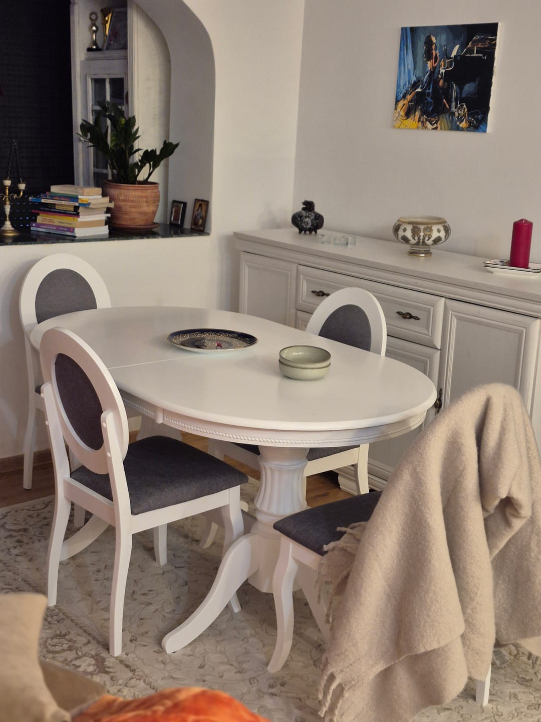 Customer photo review of Masa extensibila JOSEPH, alb, 150/190x90x77 cm