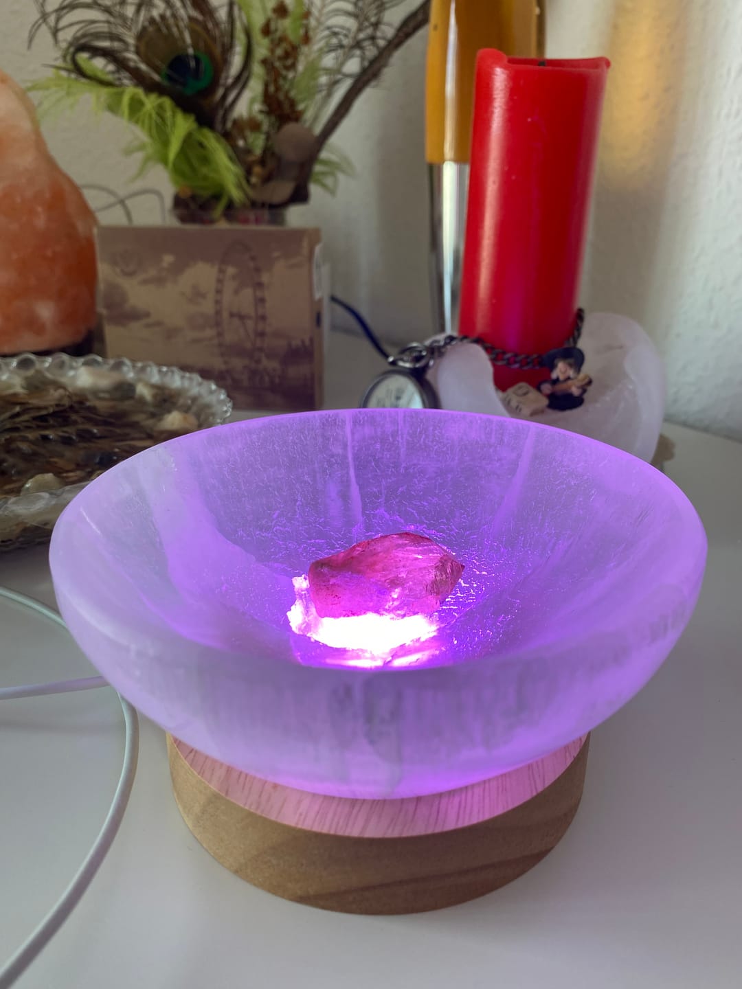 Customer photo review of Bol de Selenita Redondo | Bienestar - Tranquilidad