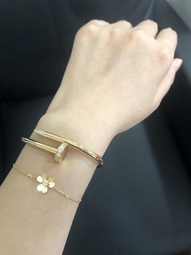 Customer photo review of JUSTE BRACELET 3.5MM ALL DIAMONDS