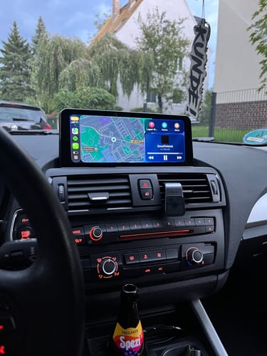 Customer photo review of 10.25'' BMW 1/2er F20 F21 2011-2016 NBT Linux Apple CarPlay Android Auto screen