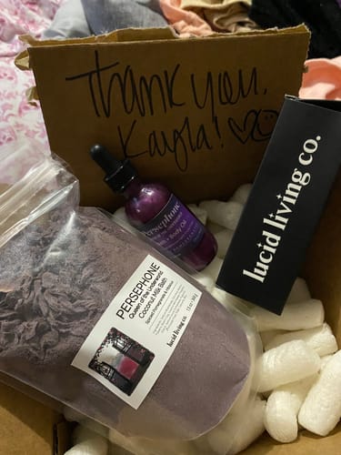 Customer photo review of Persephone Bath & Body Oil
