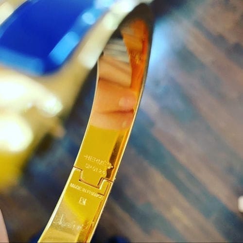 Customer photo review of H BLUE BRACELET