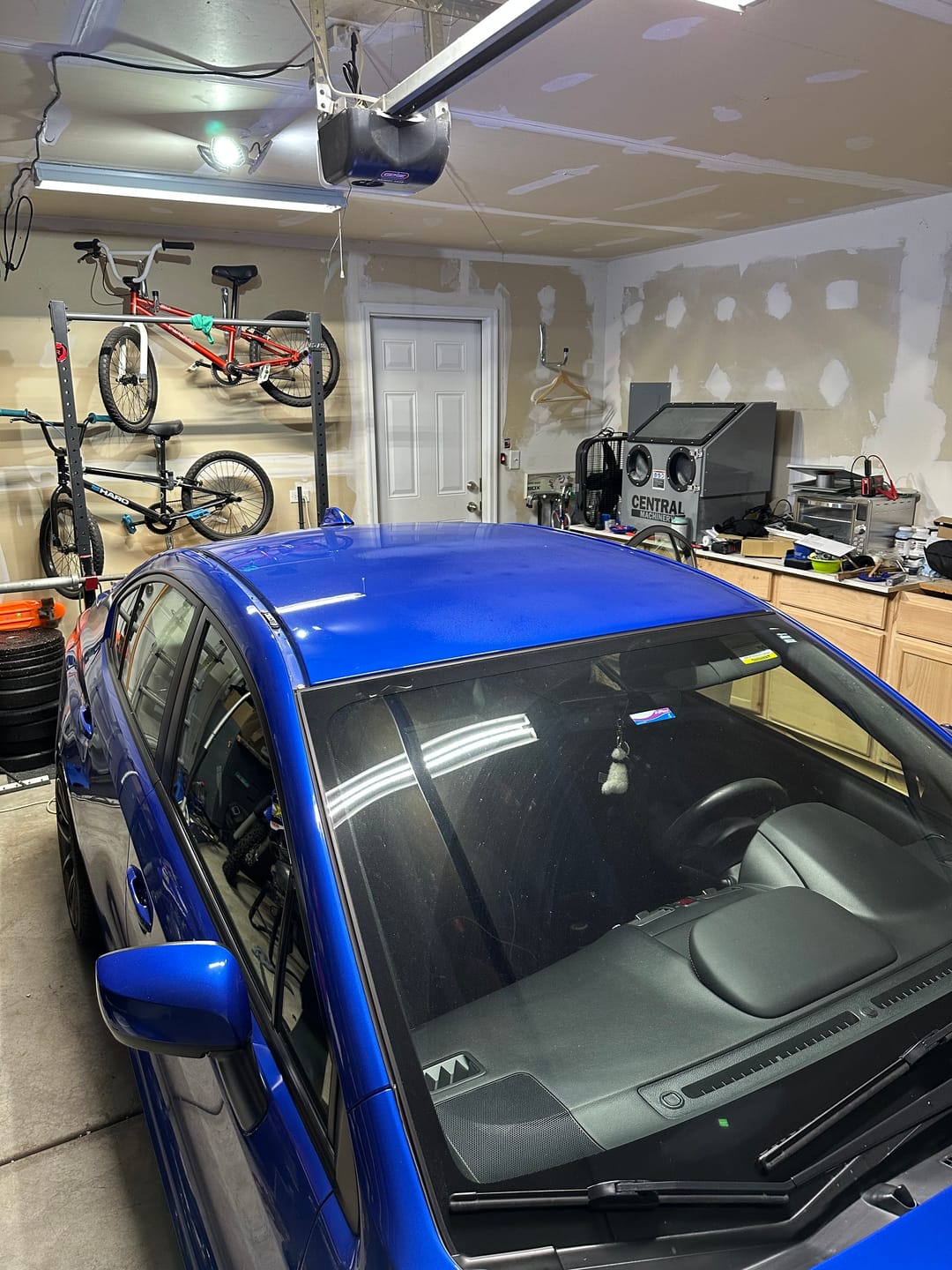 Customer photo review of High Glossy Paint Black Vinyl Wrap