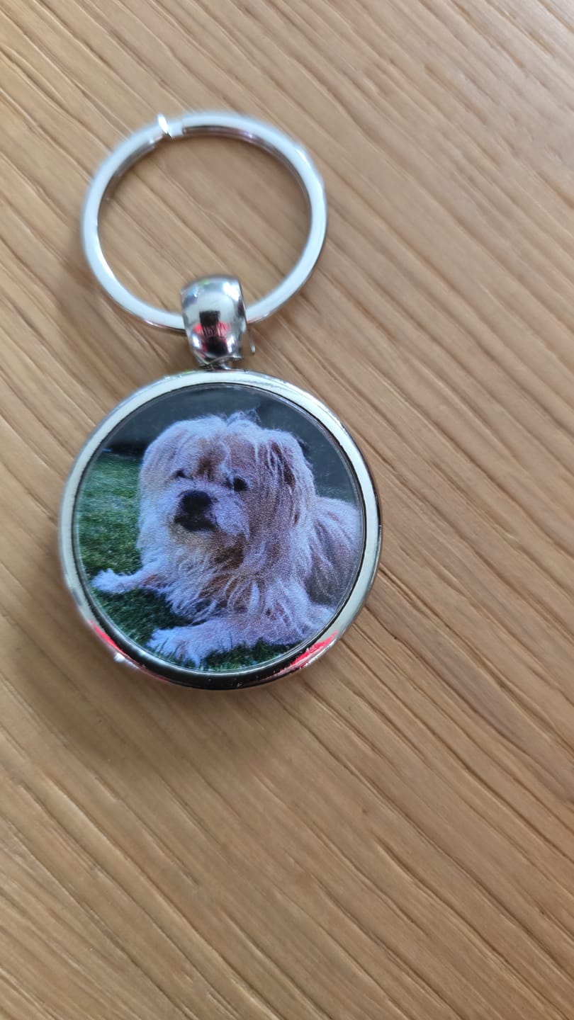 Customer photo review of Schlüsselanhänger mit Hundefoto