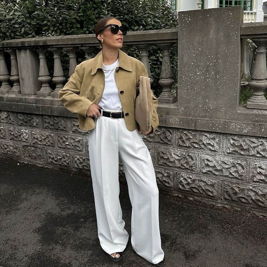 Customer photo review of Mirlinda Suede Jacket