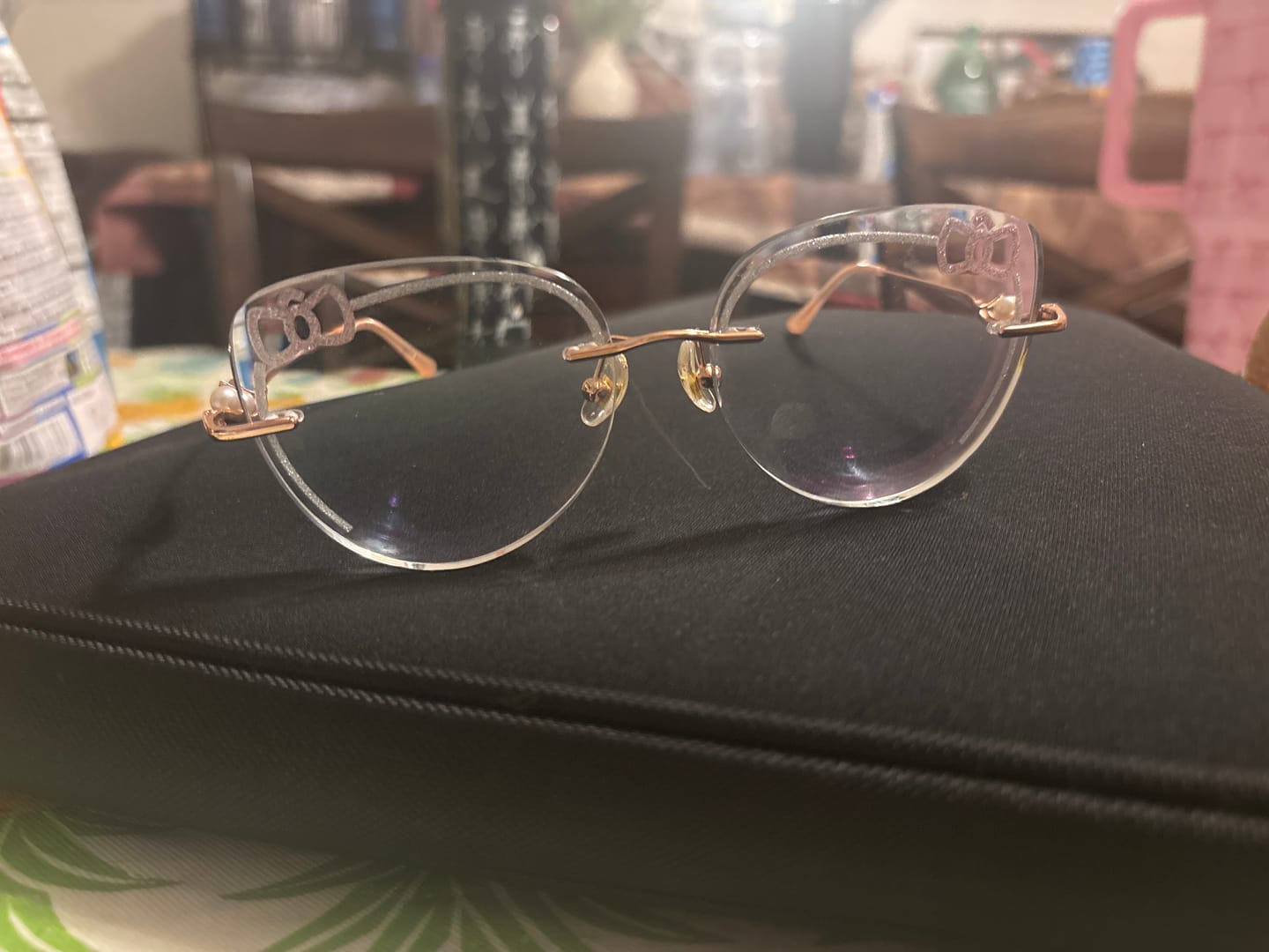 Customer photo review of Kitty Eyeglasses