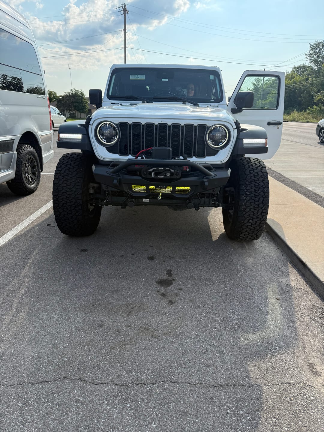 Customer photo review of OPENROAD 10,000lbs Electric Winch with Synthetic Rope-Panther Series 3S