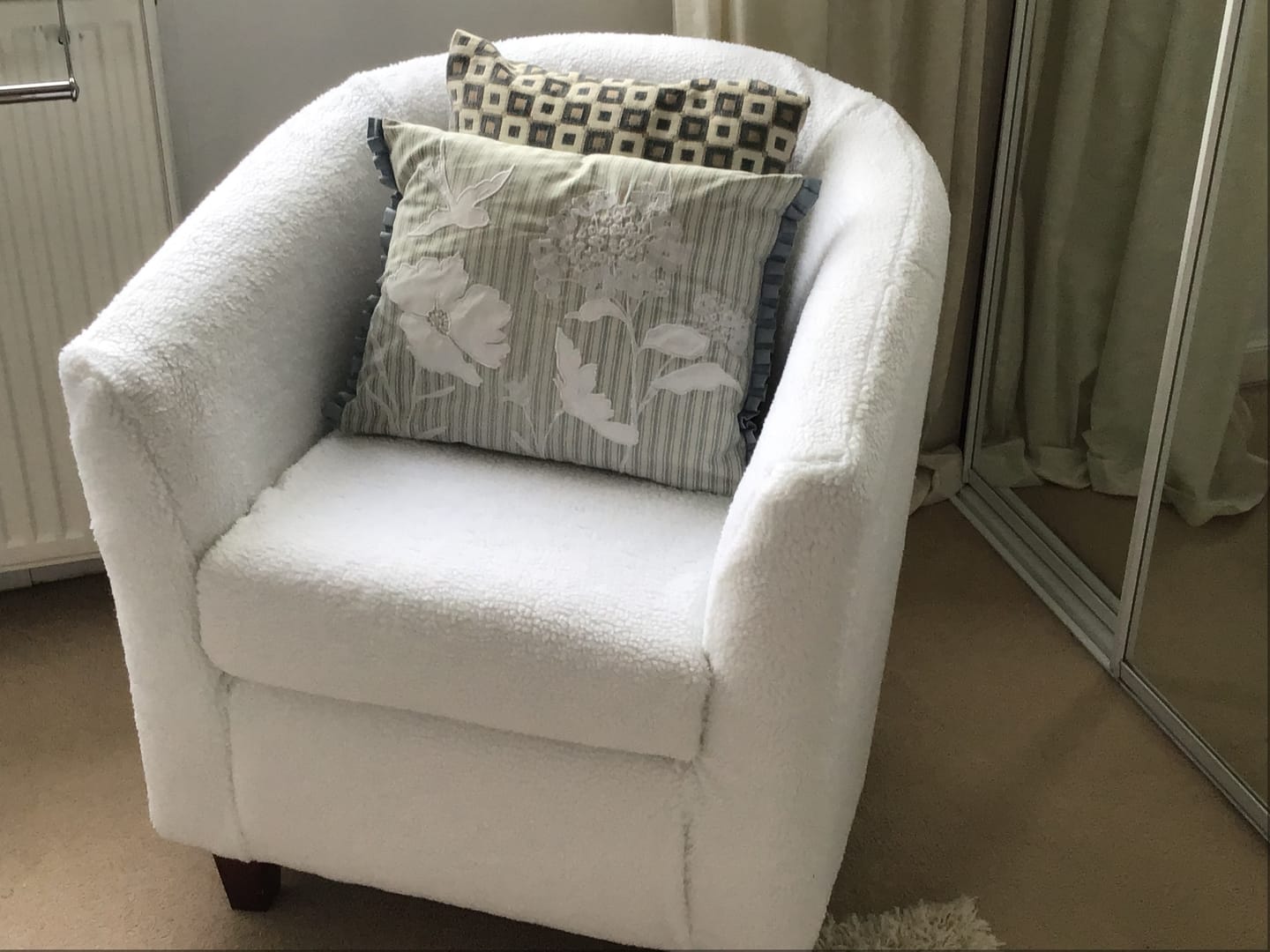 Customer photo review of Sherpa Faux Fur Fabric