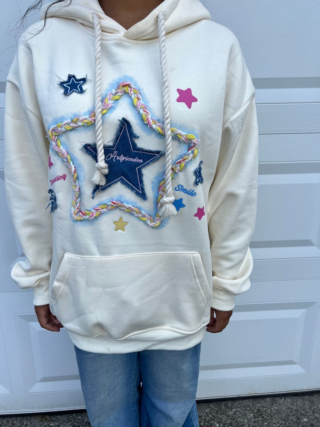 Customer photo review of Aelfric Eden Oversized Star Hoodie