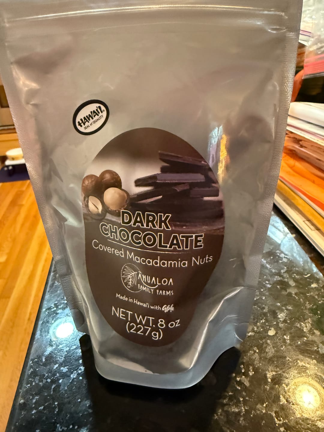 Customer photo review of Dry Roasted Macadamia Nuts