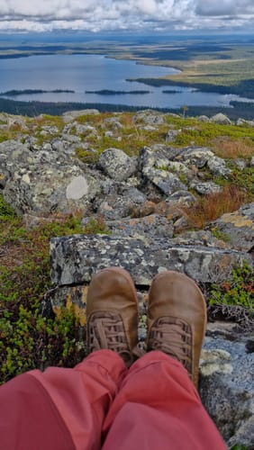 Customer photo review of Vaistoa Uoma 2 -paljasjalkavaelluskengät