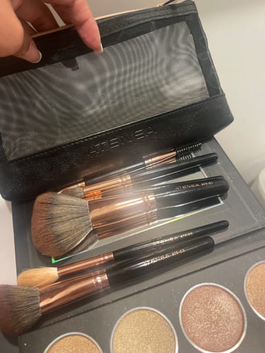 Customer photo review of KIT DE BROCHAS GLAM ROSE X8