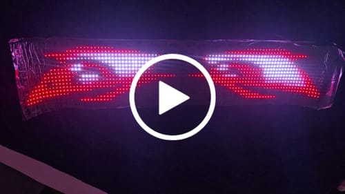 Customer video review of LED Windshield Eyes - Transform Your Truck Into a Beast