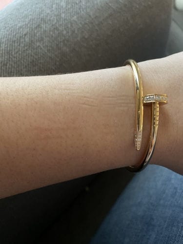 Customer photo review of JUSTE BRACELET 3.5MM ALL DIAMONDS
