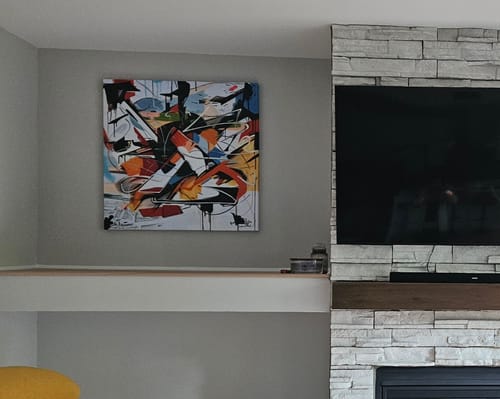 Customer review photo for Abstract Graffiti Art #GA026