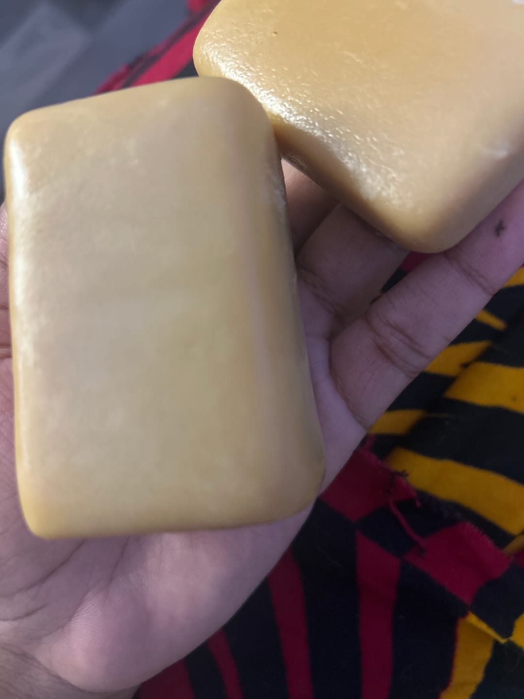 Customer photo review of Organic Turmeric Soap Bar