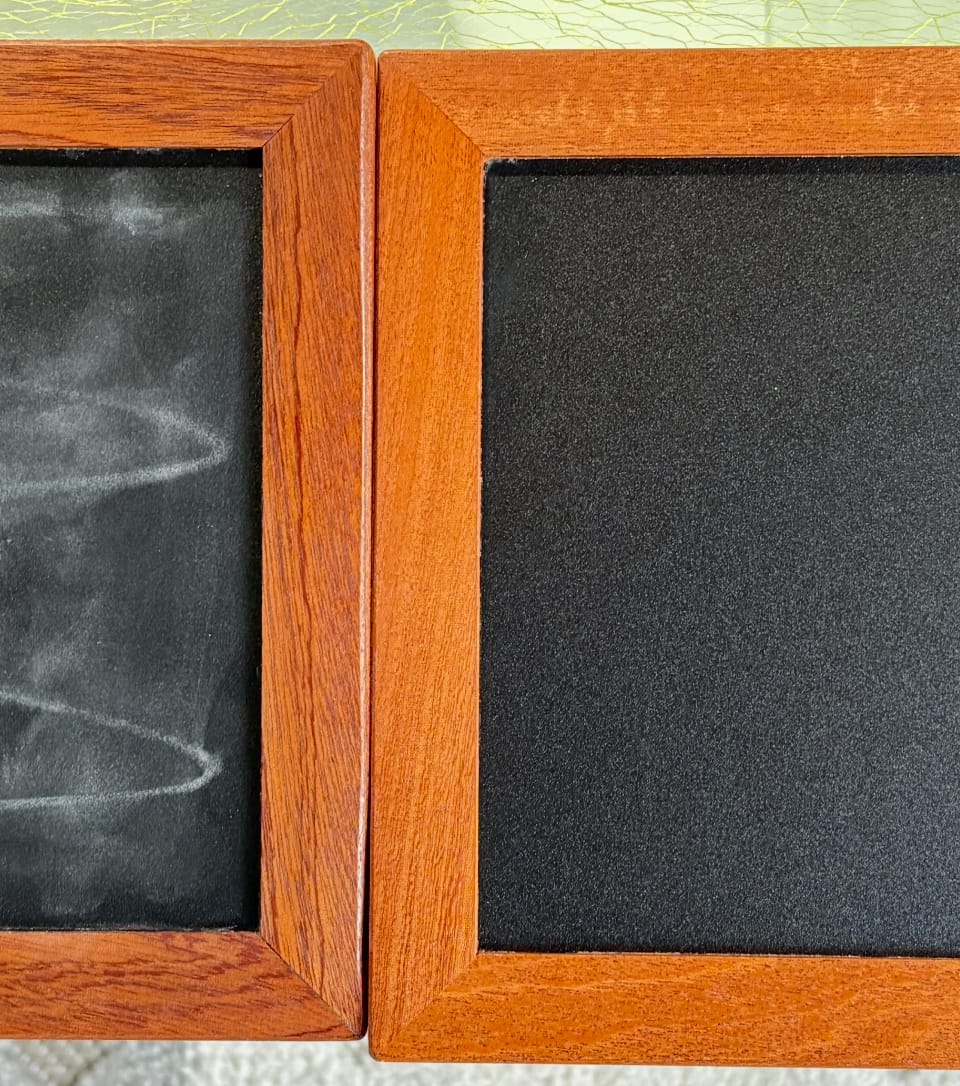 Customer photo review of Ungimmicked Matching Blackboard