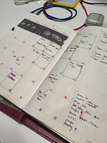 Customer photo review of Future Planner