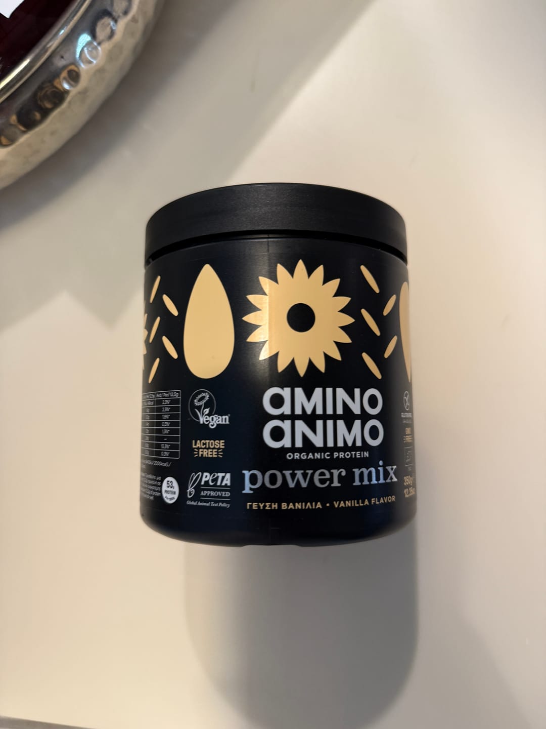 Customer photo review of Πρωτεΐνη Power Mix Vanilla 350γρ