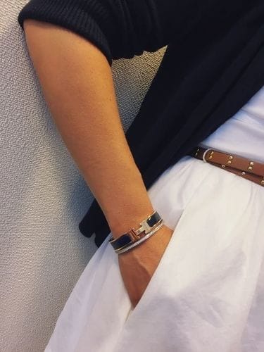 Customer photo review of H BLUE BRACELET