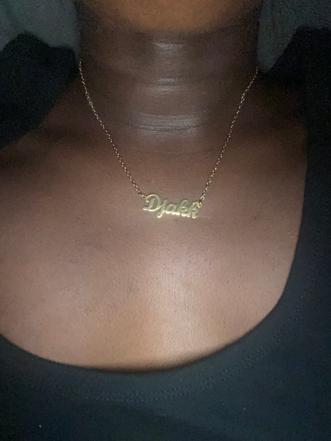 Customer photo review of Collier Personnalisé - MyLittleNecklace