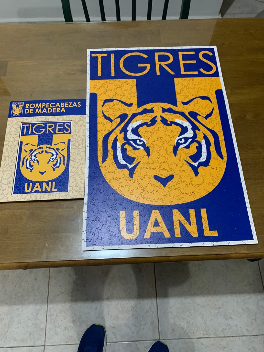 Customer photo review of Tigres UANL® Escudo - Rompecabezas de Madera