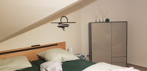 Customer photo review of Décoration murale en métal - Coucher du soleil (SUN.01)