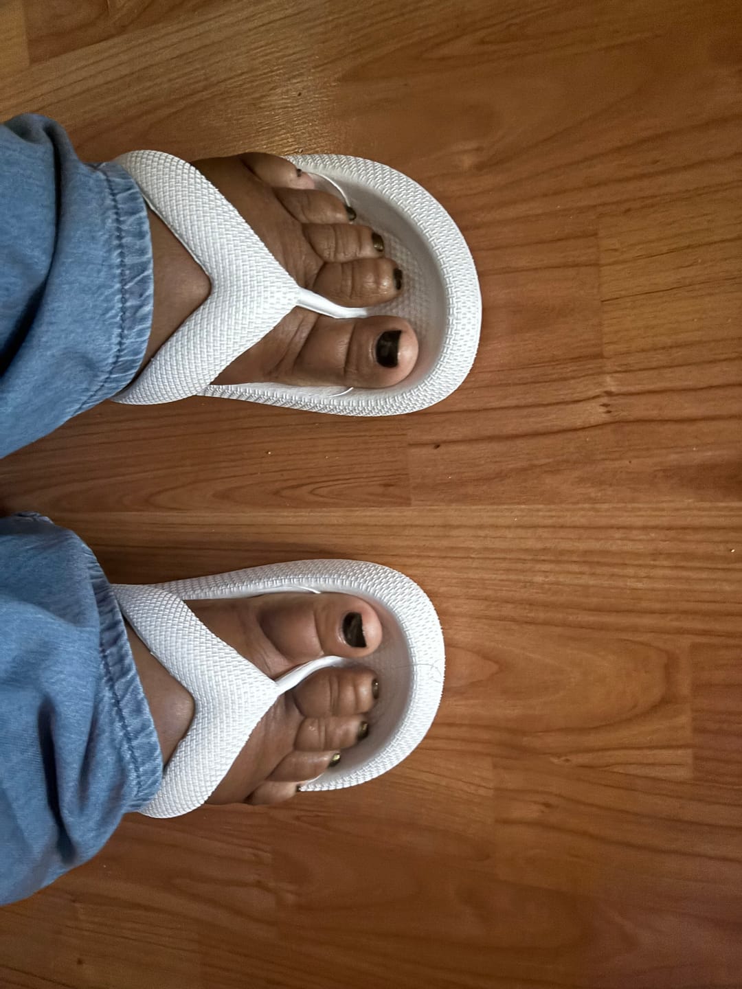 Customer photo review of Cushion Flip Flops - Cloud Slides