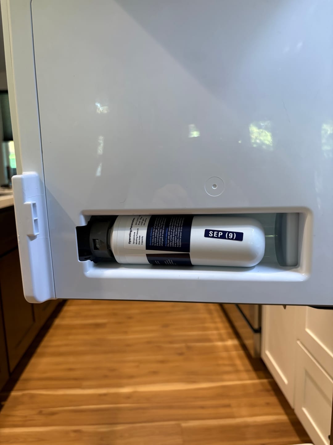 Customer photo review of Replacement for LT1000P, LT1000PC, ADQ747935 Refrigerator Water Filter with Air Filter, 4-Pack