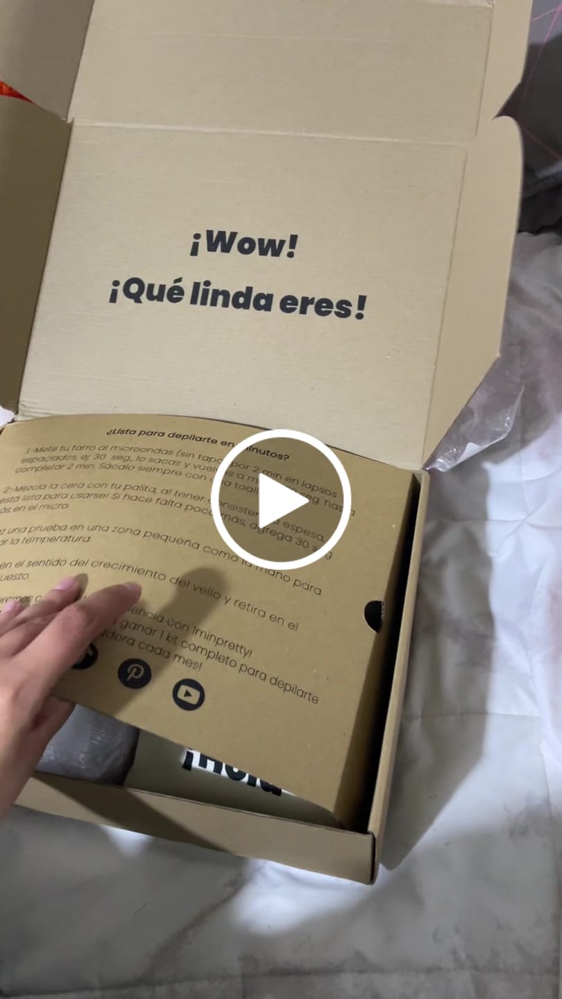 Customer video review of Kit 1minpretty: 2 tarros de cera + fundidor + refill + extras + talco para depilar con envío gratis mx