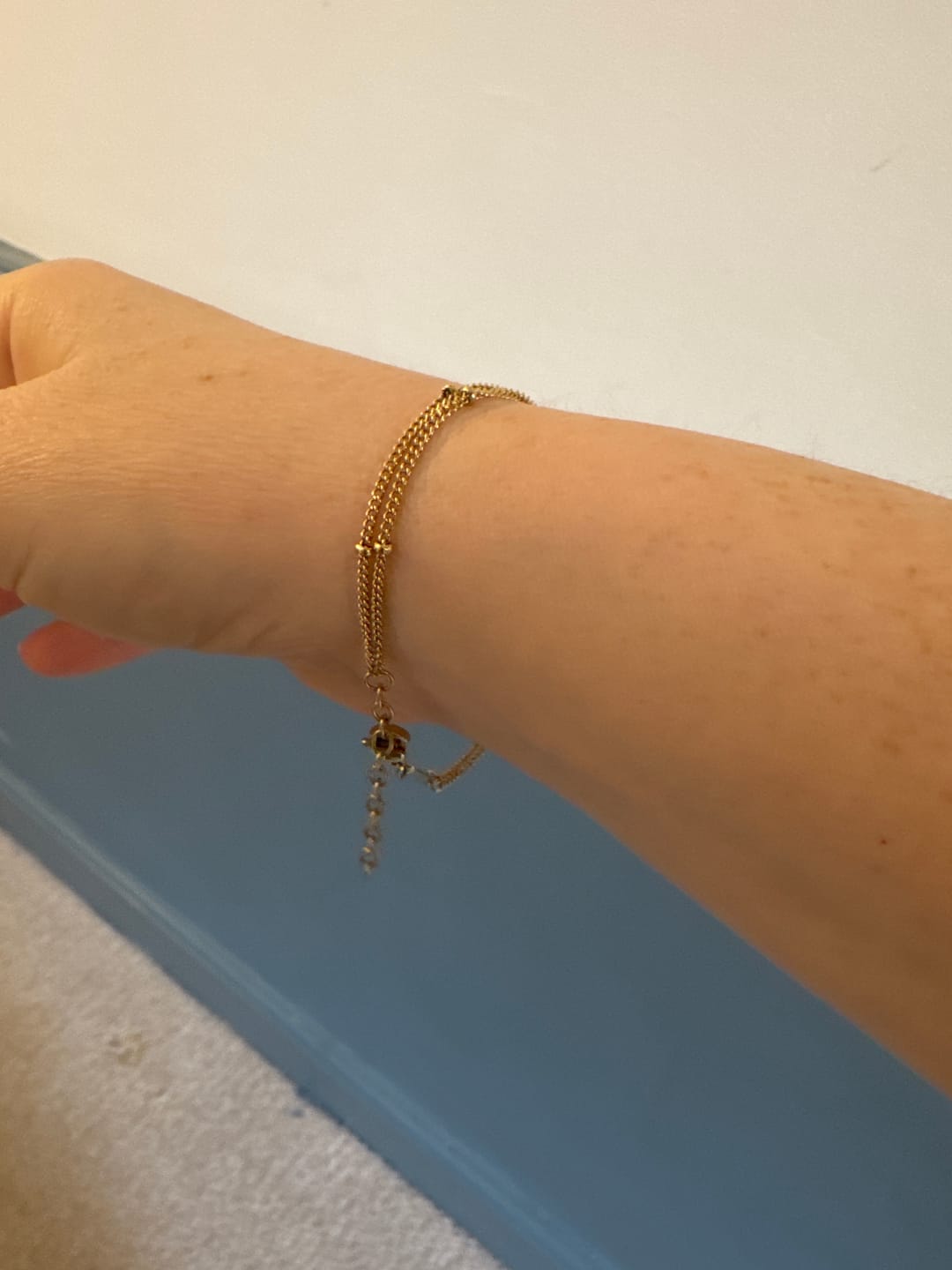 Customer photo review of Double Beaded Bracelet