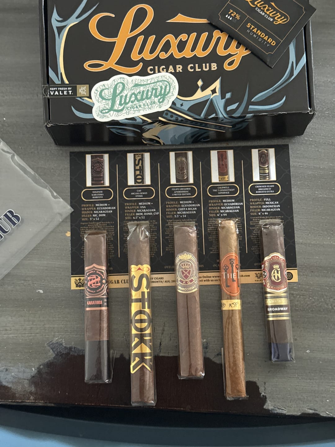 Customer photo review of Palladium Subscription Luxury Cigars Monthly