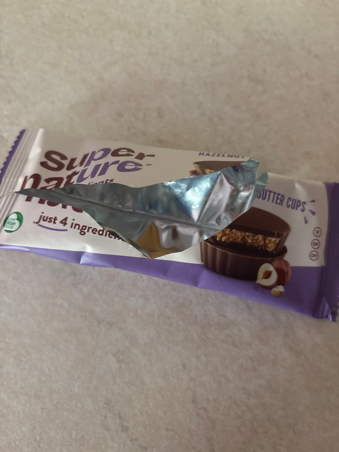 Customer photo review of Chocolate Hazelnut Butter Cup