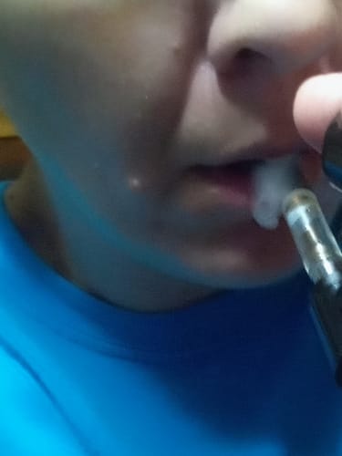 Customer photo review of 1 Gram THC-A Blend Vape Cartridge | Wedding Cake - Indica