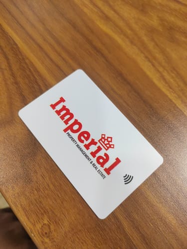 Customer photo review of Custom NFC Business Card