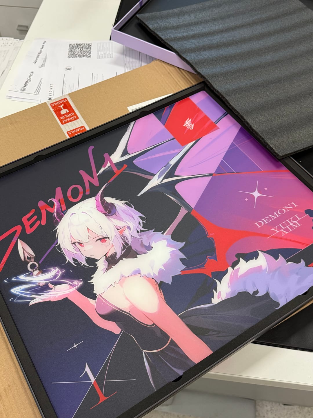 Customer photo review of Yuki Aim x Demon1 Cam Mousepad